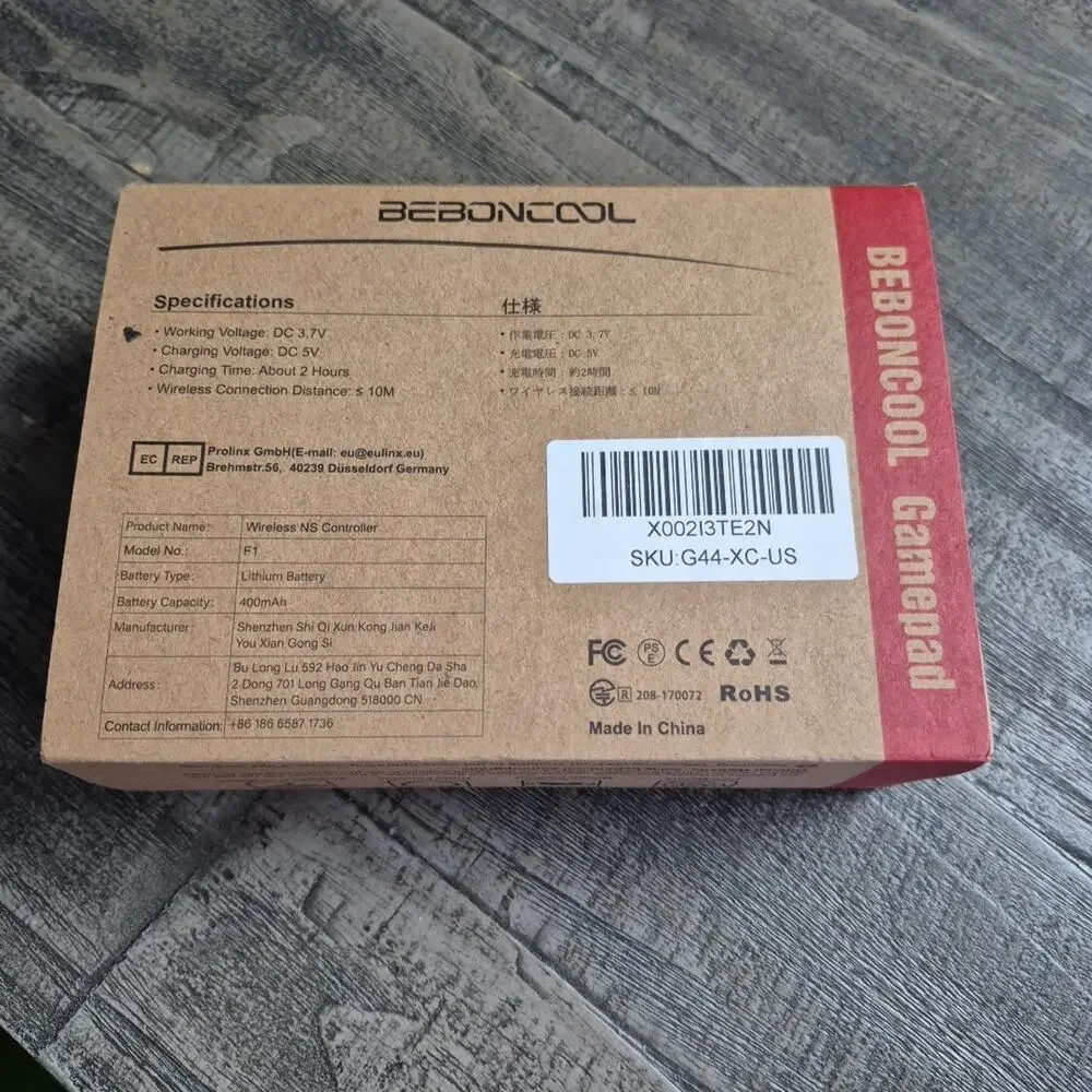 Beboncool Gamepad Wireless Controller Controller for NS New Gaming